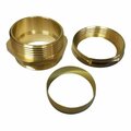 Thrifco Plumbing 1-1/2 Inch Male Brass Trap Adapter with Slip-Joint Connection 4400220